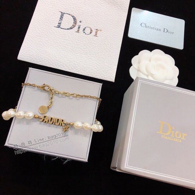 Dior飾品 迪奧經典熱銷款珍珠項鏈 Dior女士項鏈  zgd1323